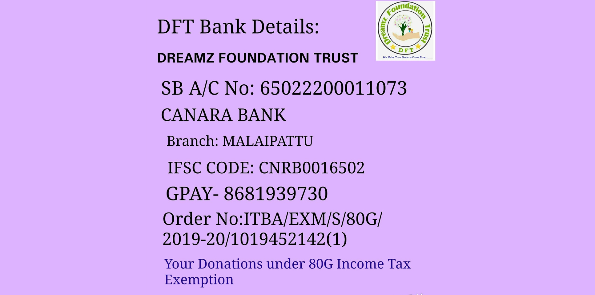 Dreamz Foundation Trust